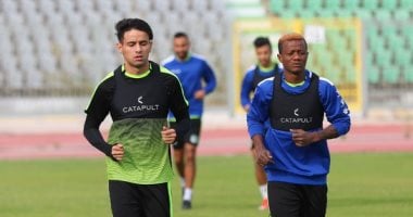 مفتاح طقطق يشارك فى المران الصباحى للمصرى البورسعيدى