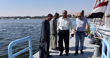 صور.. مدير المشروعات بالأقصر: جارى الإنتهاء من تطوير مراسي المراكب الشراعية واللنشات السياحية
