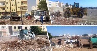صور.. البحر الأحمر  تشن حربا على القمامة.. توجيهات بالانتهاء من منظومة النظافة بالشوارع خلال مدة زمنية قصيرة.. نائب المحافظ: فسخ عقود الشركات فى حالة التقصير.. رئيس مدينة الغردقة: تغريم شركة نظافة 650 ألف جنيه