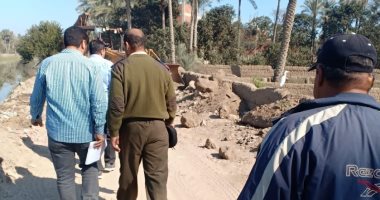 الرى تنفذ 18 قرار إزالة على مسافة 3100 متر مربع بإحدى الترع بمحافظة الشرقية