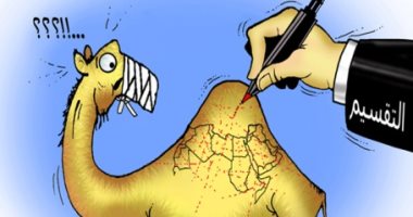 كاريكاتير الصحف الإماراتية.. أيادى خارجية تقسم الدول العربية