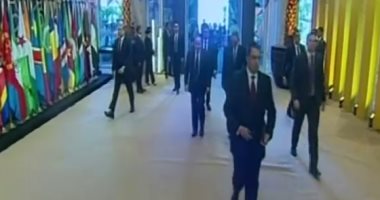 الرئيس السيسي يصل مقر انعقاد مؤتمر أفريقيا 2019 بالعاصمة الإدارية الجديدة