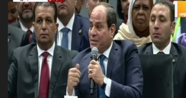 السيسي: مخاطر الإرهاب لا تنحصر فى قتل المواطنين "بيخلى البلد فى حالة شلل"