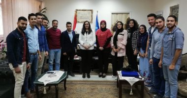 نائب محافظ البحيرة تستقبل أعضاء اتحاد طلاب جامعة دمنهور 