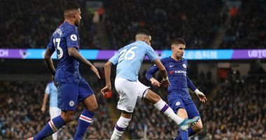 مانشستر سيتي يتفوق على تشيلسي 2 - 1 فى الشوط الأول بالدوري الإنجليزي
