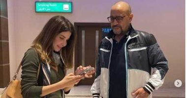 شاهد.. أشرف عبد الباقى يمازح نانسى عجرم والسبب سيلفى
