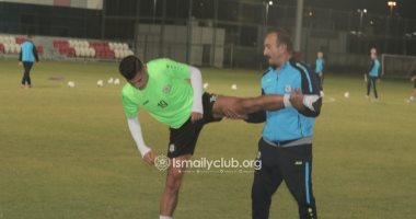 تدريبات استشفائية لعبد الرحمن مجدي في مران الإسماعيلي