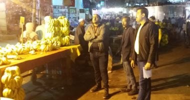 حملات مسائية للتصدى للبناء المخالف وإشغالات الطريق شرق الإسكندرية.. صور