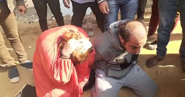 فيديو.. كواليس ضبط عامل وربة منزل قبل تخلصهما من جثة بترعة المريوطية