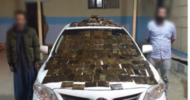 ضبط 380 طربة حشيش بحوزة مهربين بمطروح بقيمة 3 ملايين جنيه