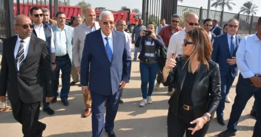 محافظ الدقهلية يستقبل وزيرة الاستثمار ويتفقدان المنطقة الاستثمارية بميت غمر
