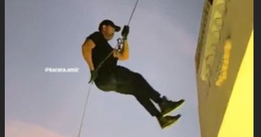 أمير كرارة من كواليس تصوير مسلسل " الاختيار"