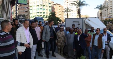 محافظ السويس يتفقد شوارع الملاحة والزراير وطريق الخدمة والموقف الإقليمى