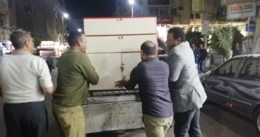 رفع 220 حالة إشغال و 115 مضوطات فى حملات إزالة بأسوان
