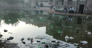 قارئ يشكو من استمرار تسرب مياه الصرف الصحى بالشوبك الشرقى فى الصف