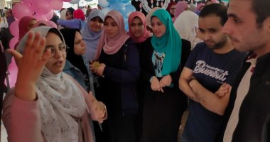 صور.. طلاب صيدلة طنطا ينظمون معرض "سوبر ماما"