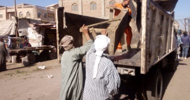 صور .. إزالة 454 حالة إشغال وتحرير 22 محضر فى حملة مكبرة ببنى سويف