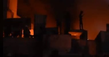 فيديو.. اندلاع حرائق فى شوارع العراق مع استمرار الاحتجاجات المناهضة للحكومة