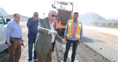 محافظ جنوب سيناء يتفقد الإنشاءات بمدينة السلام