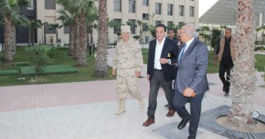 وزير التعليم العالى يتفقد منشآت الجامعة المصرية اليابانية للعلوم والتكنولوجيا