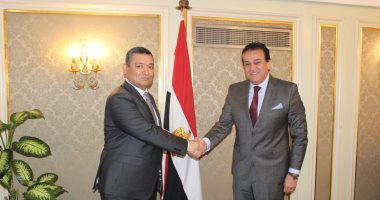 وزير التعليم العالى يبحث التعاون العلمى والبحثى مع جمهورية طاجيكستان