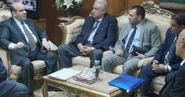 نقيب المحامين يلتقى رئيسا محكمتى جنوب القاهرة وحلوان