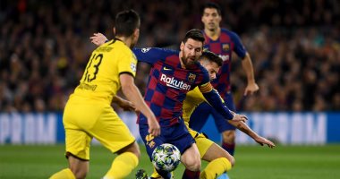 برشلونة ضد دورتموند.. البارسا يتفوق بثنائية ميسي وسواريز فى الشوط الأول للأبطال