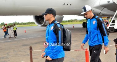 الزمالك ينشر "لحظات" وصول البعثة البيضاء للكونغو.. صور