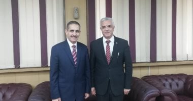 رئيس جامعة المنوفية يهنئ محافظ الغربية الجديد