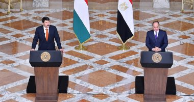 يانوش أدير فى مؤتمر مشترك مع السيسى: 13 عاماً لم يزر رئيس مجرى مصر.. فيديو