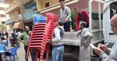 صور ..إزالة 336 حالة إشغال بشوارع وميادين دمنهور بالبحيرة
