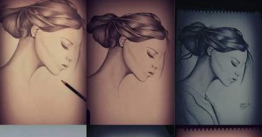 "اسماء"تشارك برسوماتها لموهبتها باستخدم القلم الرصاص والألوان