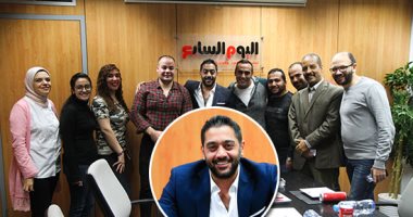 أحمد فلوكس فى ندوة «اليوم السابع»: أبويا كان رافض دخولى الوسط الفنى وفوجئ إنى بمثل كويس.. كنت بروح الجامعة بالميكروباص وتعبت على ما بنيت نفسى واسألوا تامر حسنى.. وعلاقتى بهنا شيحة سمن على عسل