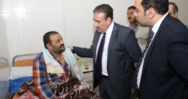 محافظ المنوفية ونائبه يتفقدان مستشفى شبين الكوم التعليمى