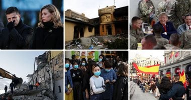 أحداث العالم هذا الأسبوع × 100 صورة.. قداس تاريخى لبابا الفاتيكان باليابان بأول زيارة منذ 38 عاما.. ألاف الضحايا فى زلزال قوى بألبانيا.. حرق القنصلية الإيرانية بالنجف.. وترامب يقوم بزيارة مفاجئة لأفغانستان