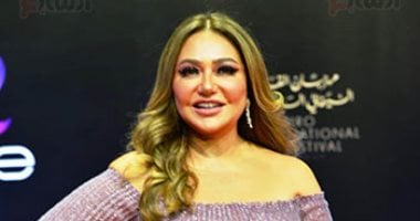 ليلي علوى بإطلالة ملفتة فى ختام مهرجان القاهرة السينمائى
