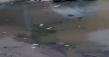 شكوى من طفح مياه الصرف الصحى فى منشية الجبل الأصفر بالقليوبية 