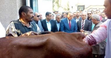محافظ الشرقية ورئيس جامعة الزقازيق يشهدان قافلة طبية للكشف على أهالى قرية الزرزمون بمركز ههيا