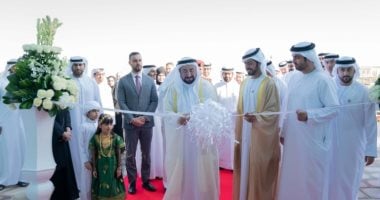 حاكم الشارقة يفتتح قاعة واستراحة ساحة الشهداء