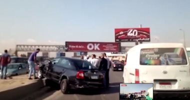 إصابة سيدة وابنتها صدمتهما سيارة أثناء عبورهما الطريق بحلمية الزيتون 