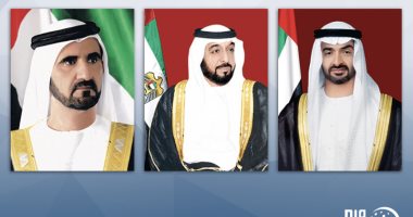 رئيس الإمارات ونائبه يتلقون برقيات تهنئة باليوم الوطنى للبلاد