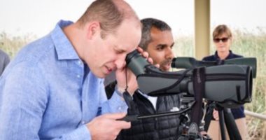 تفاصيل زيارة الأمير وليام دوق كامبريدج لمحمية الجهراء بالكويت.. صور