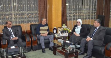 محافظ الإسماعيلية الجديد يستقبل رئيس جامعة قناة السويس 