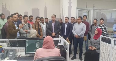 طلاب كلية الدراسات الإسلامية والعربية يزورون مركز فتوى الأزهر.. صور