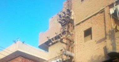 شكوى من وجود محول كهربائى ملاصق للمنازل فى قرية التوفيقية بالفيوم