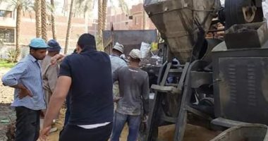 حملات لإيقاف البناء المخالف فى الحوامدية وأخرى للنظافة بأوسيم