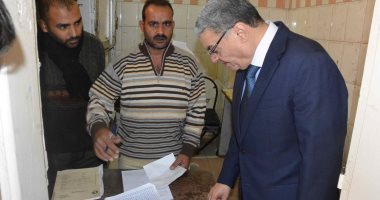 صور.. محافظ المنيا يتابع مستوى الخدمة الطبية بمركز الأورام والمستشفى العام