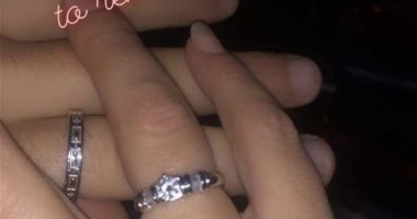 نادين الراسى تعلن خطوبتها بصورة على إنستجرام وتكتفى بالحروف الأولى لحبيبها