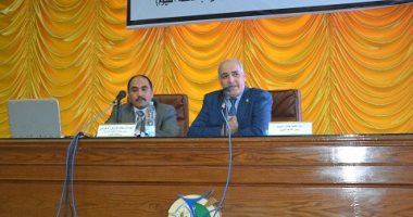 رئيس جامعة الفيوم يستقبل رئيس مكتب الرقابة الإدارية بمحافظة الفيوم