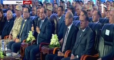الرئيس السيسي يفتتح محطة محولات مدينة الأثاث وكهرباء غرب دمياط
